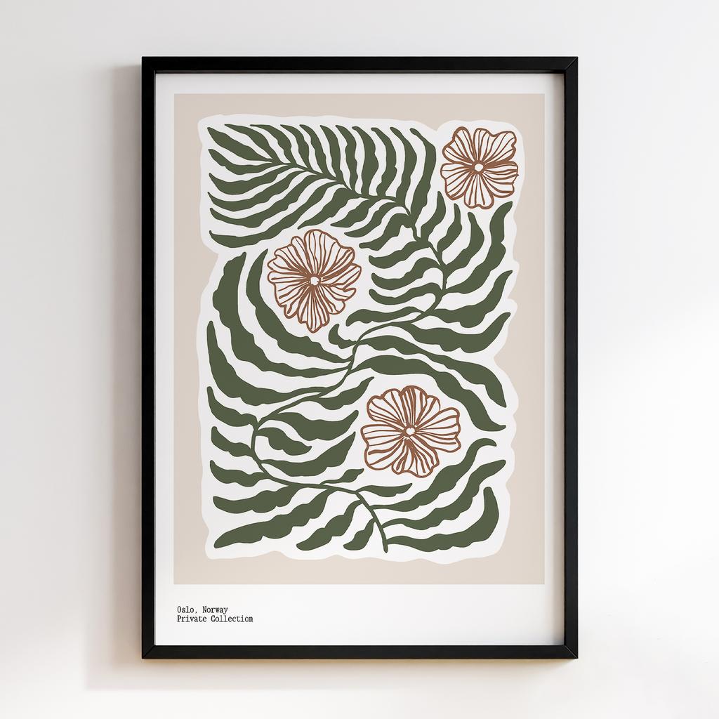 Постер Modern Flowers Art MF0073