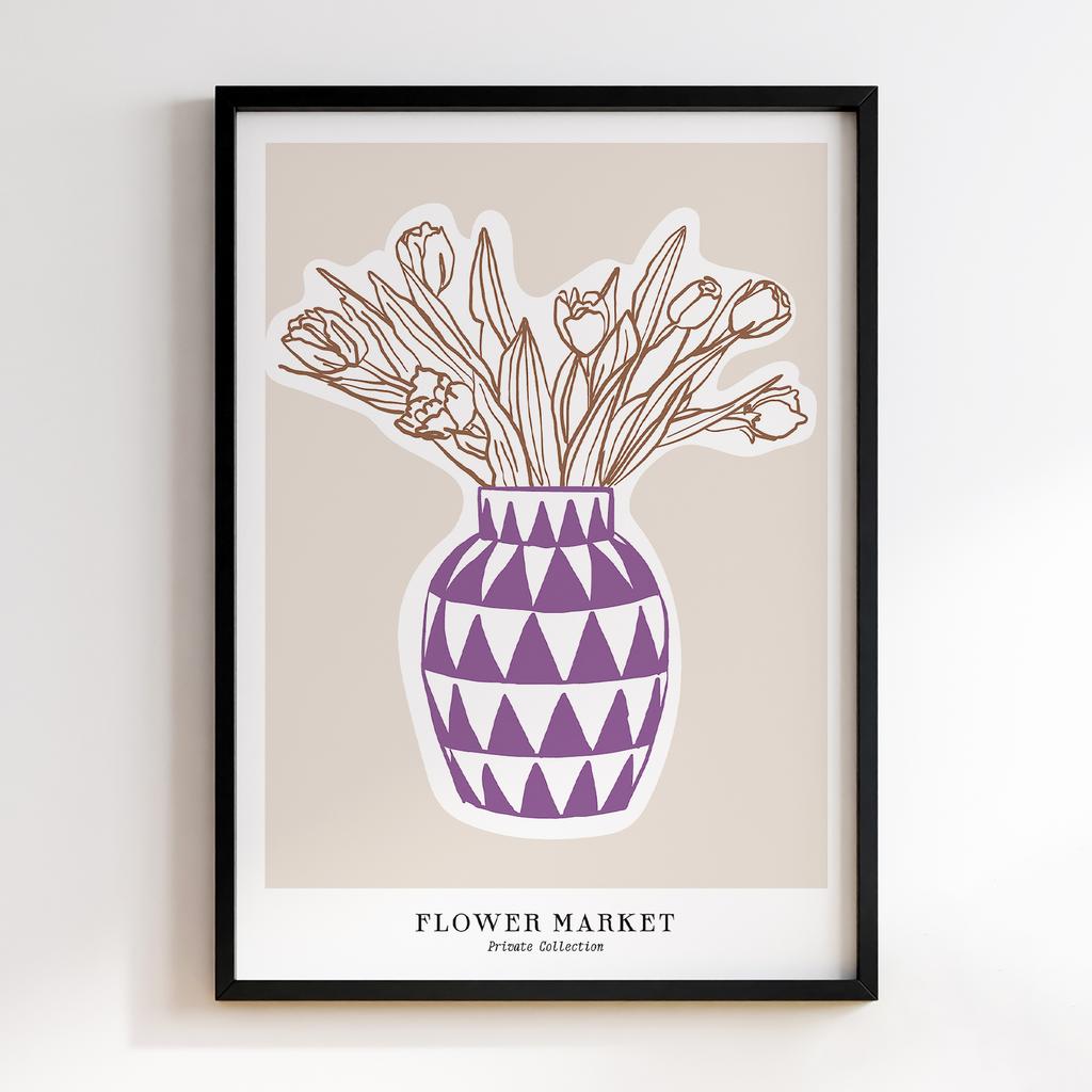 Постер Modern Flowers Art MF0080