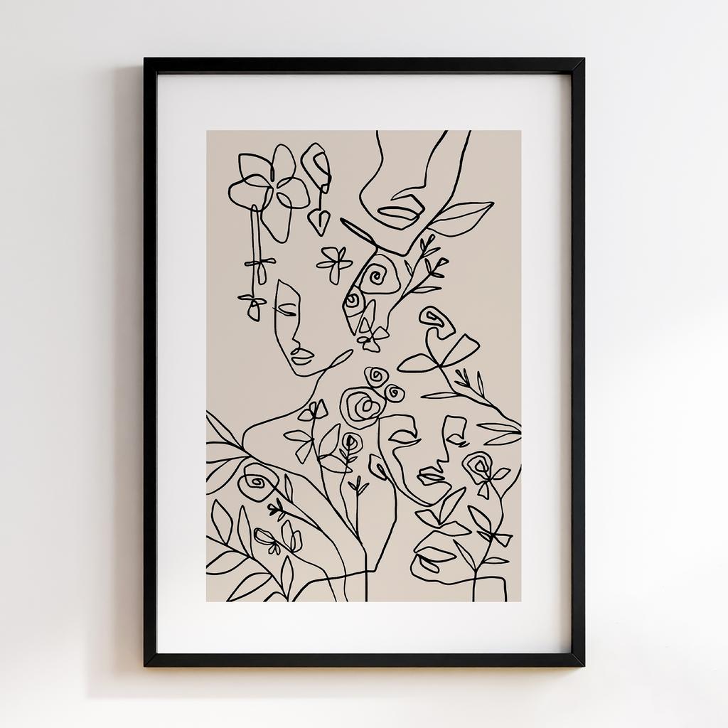 Постер Modern Flowers Art MF0094