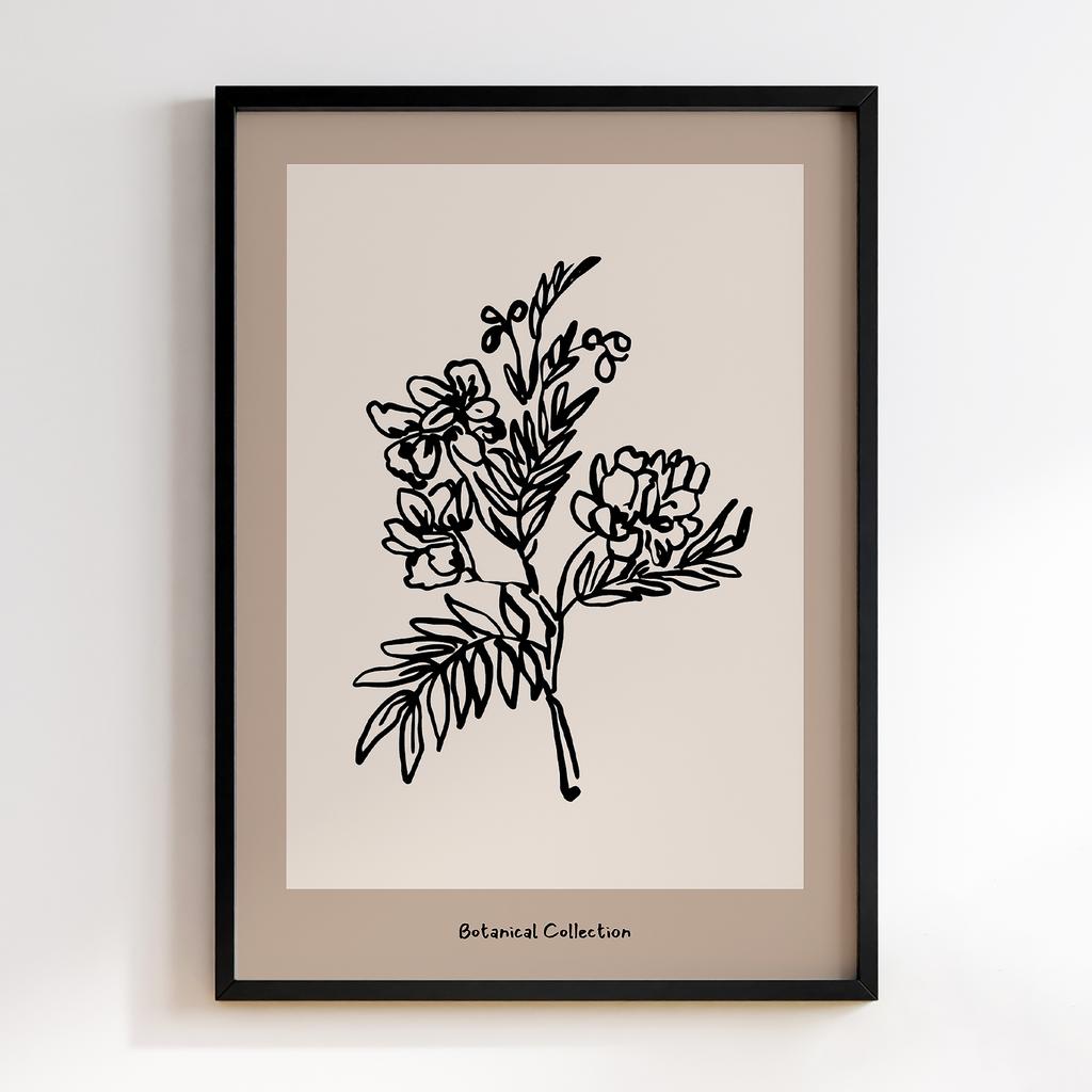 Постер Modern Flowers Art MF0105