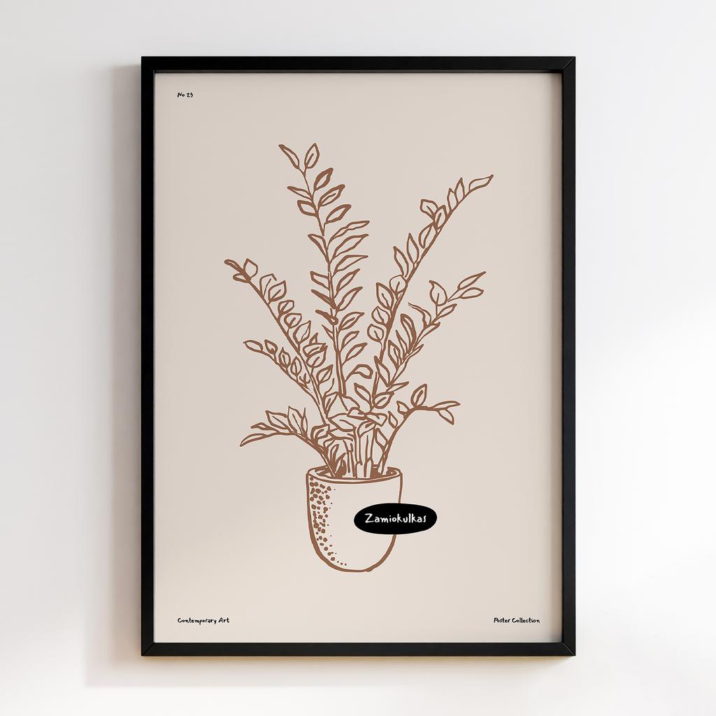 Постер Modern Flowers Art MF0107