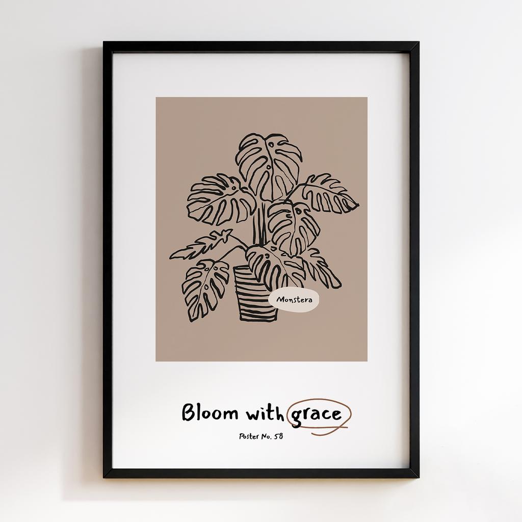 Постер Modern Flowers Art MF0108