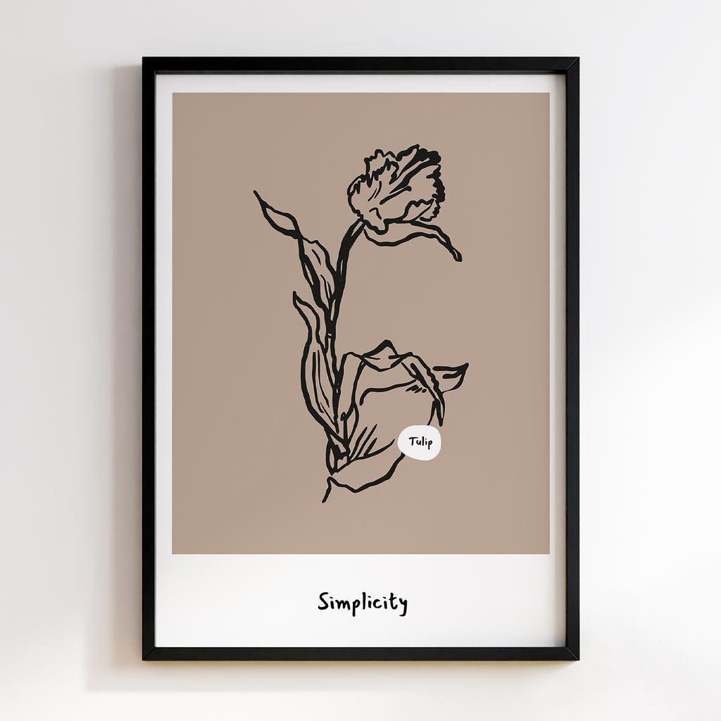 Постер Modern Flowers Art MF0113