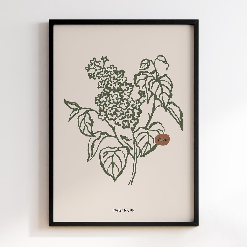 Постер Modern Flowers Art MF0117