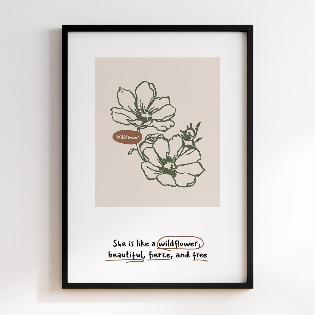 Постер Modern Flowers Art MF0121