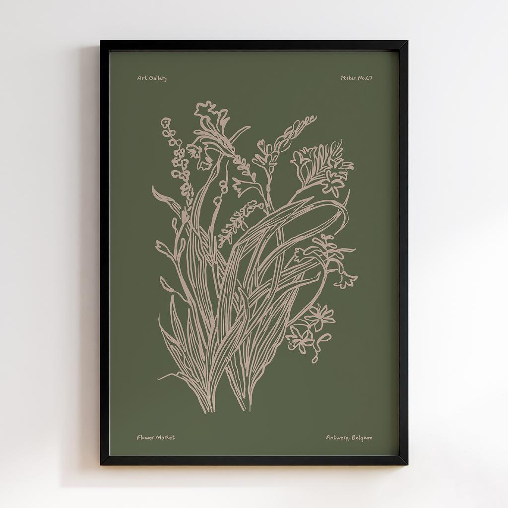 Постер Modern Flowers Art MF0123