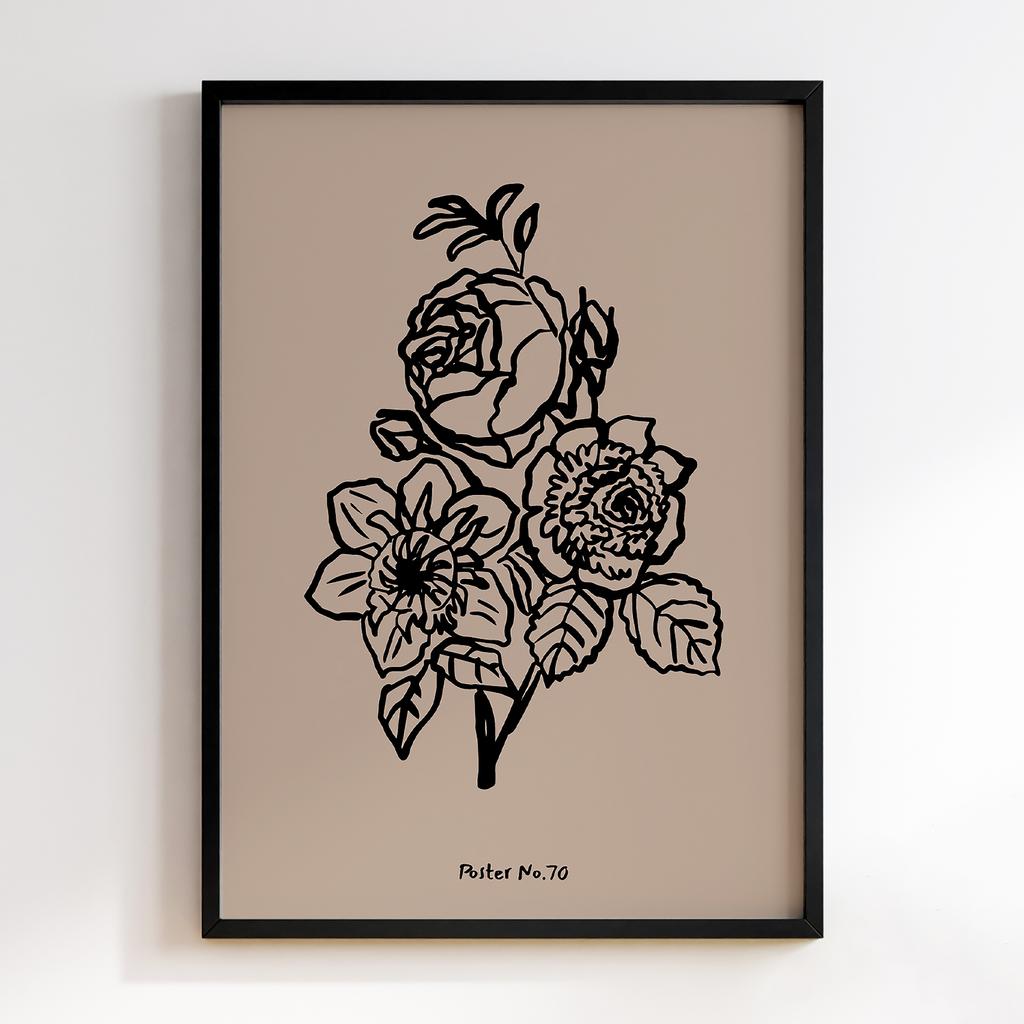 Постер Modern Flowers Art MF0125