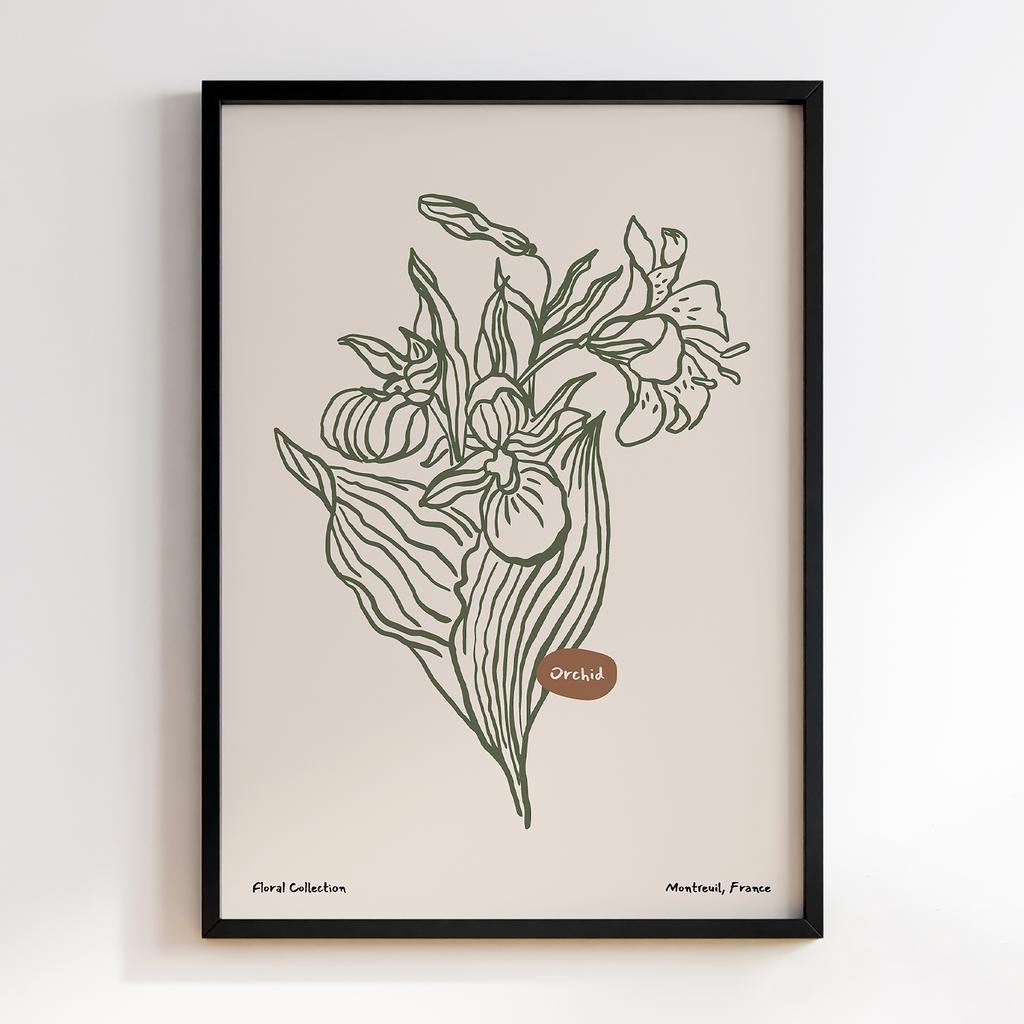 Постер Modern Flowers Art MF0127