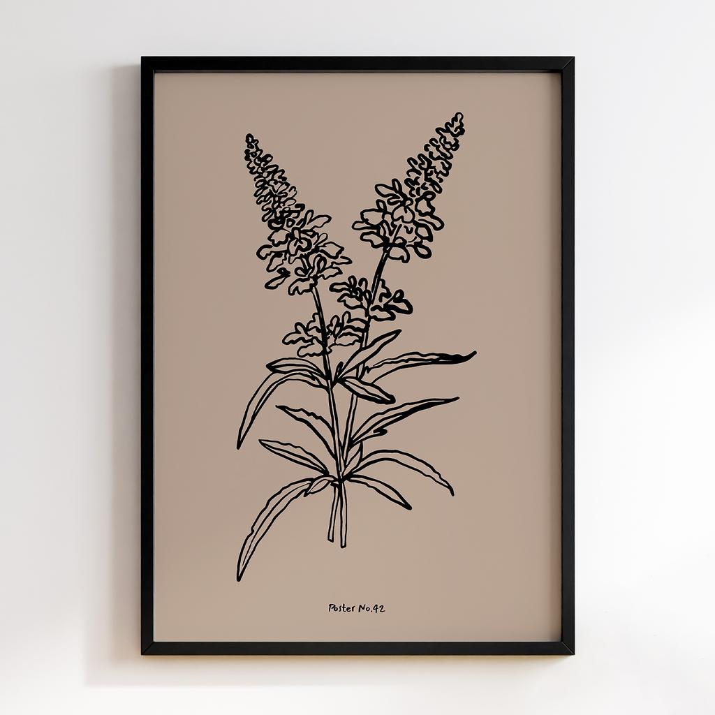 Постер Modern Flowers Art MF0129