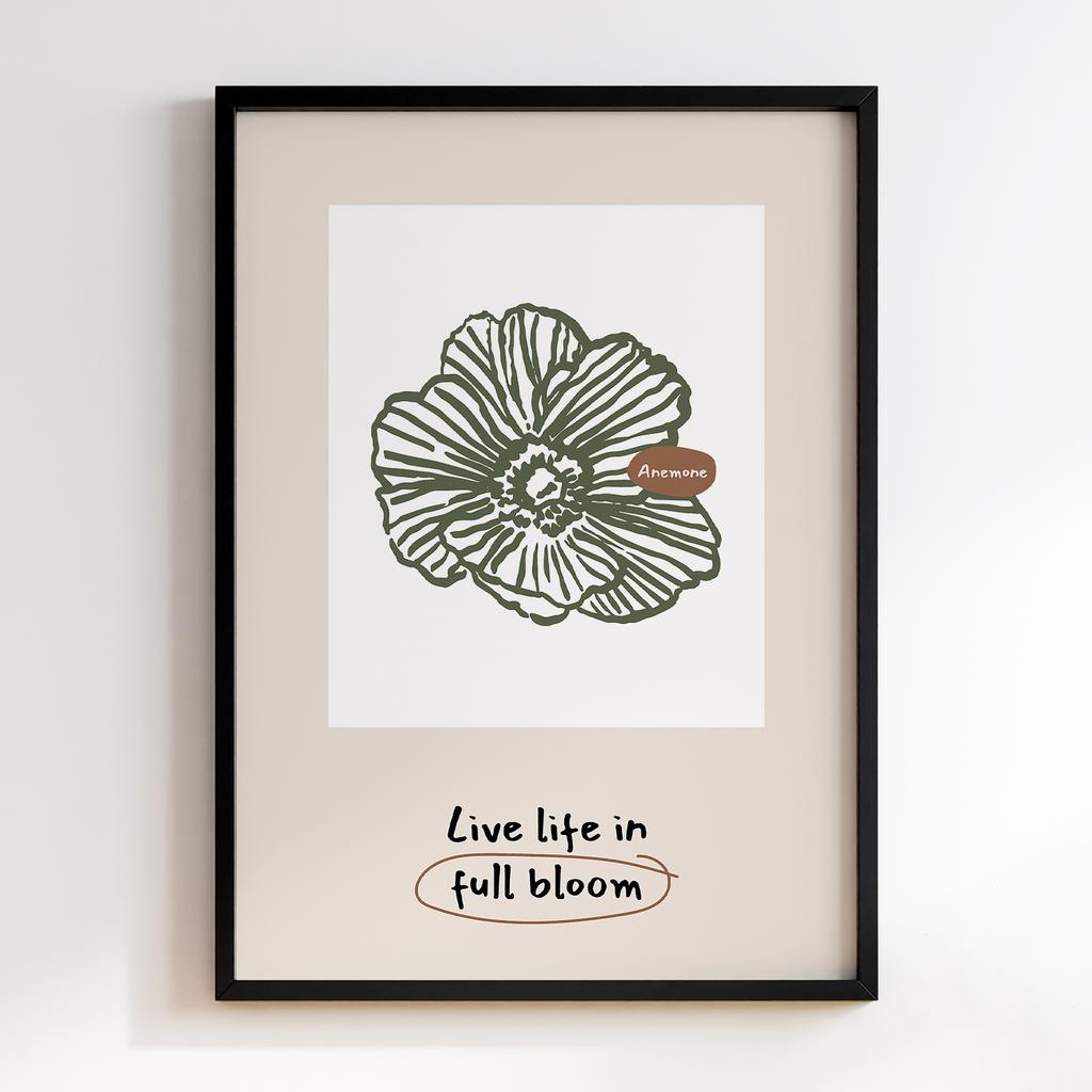 Постер Modern Flowers Art MF0132