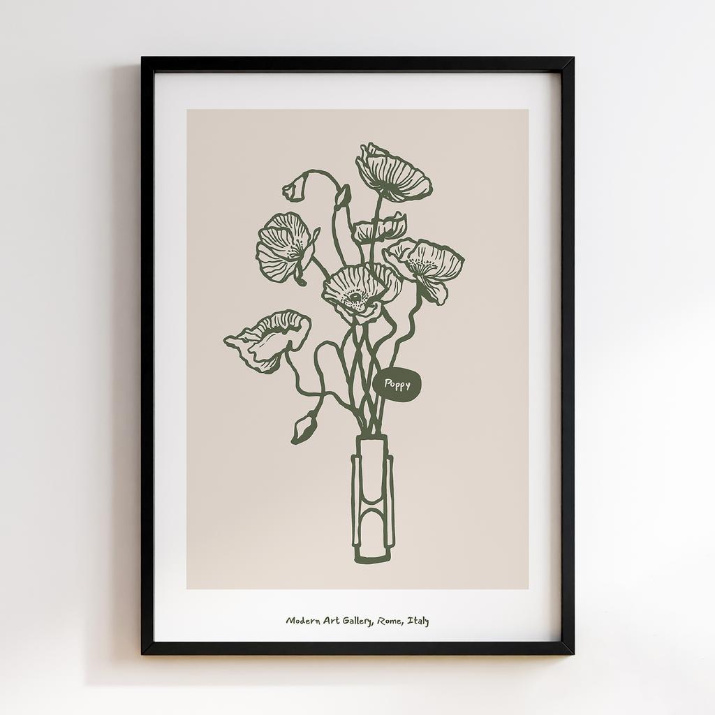 Постер Modern Flowers Art MF0136