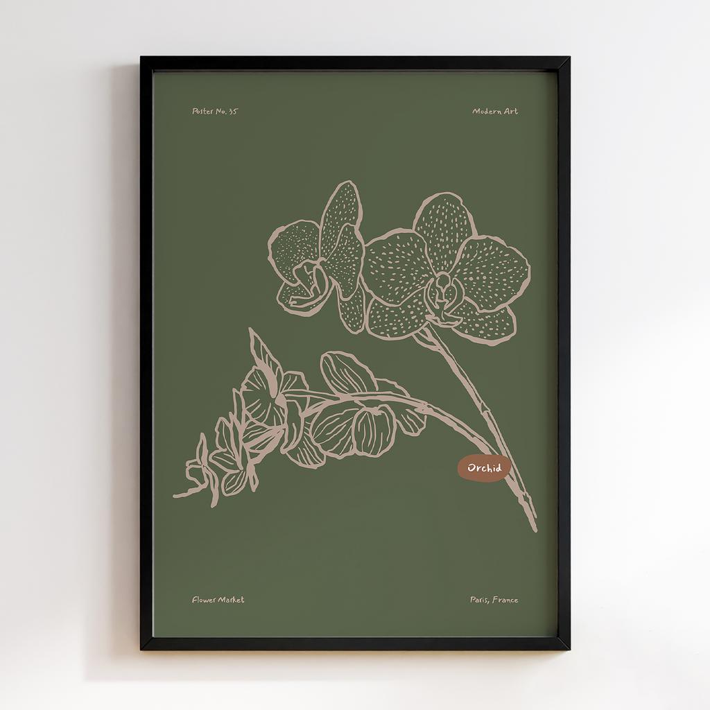 Постер Modern Flowers Art MF0139