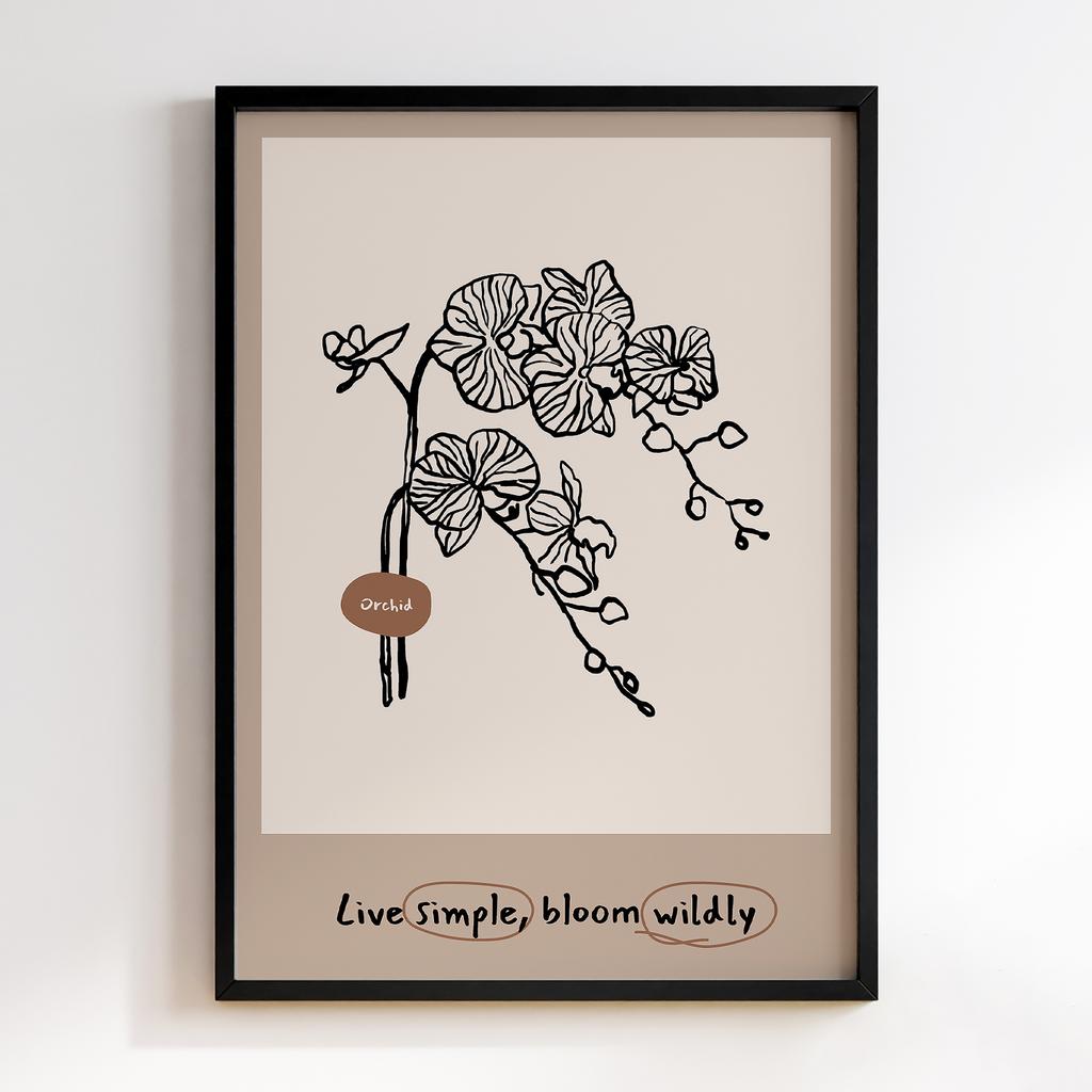 Постер Modern Flowers Art MF0140