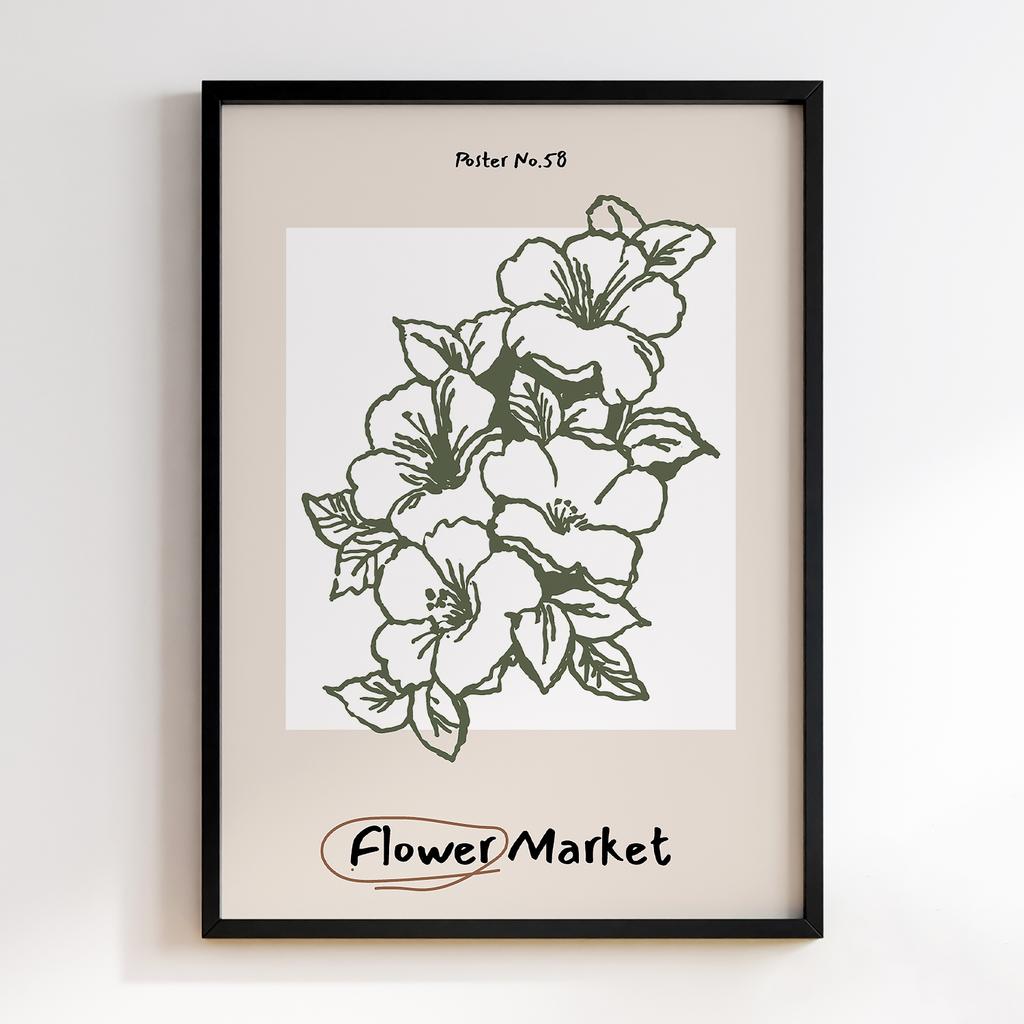 Постер Modern Flowers Art MF0143