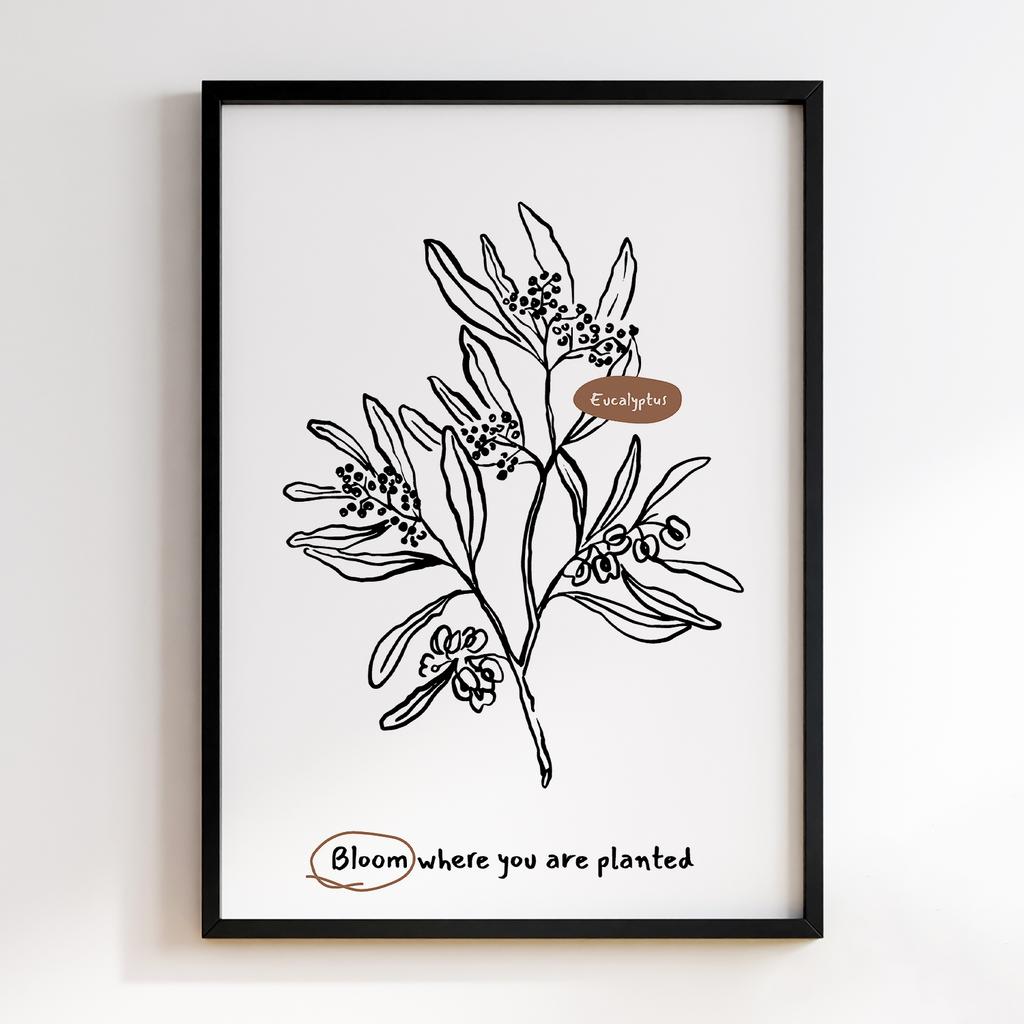 Постер Modern Flowers Art MF0144