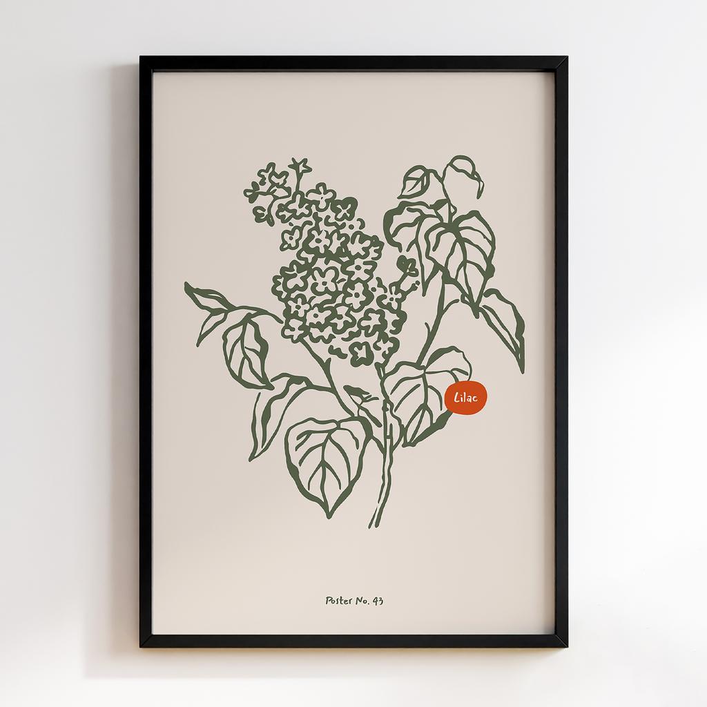 Постер Modern Flowers Art MF0157