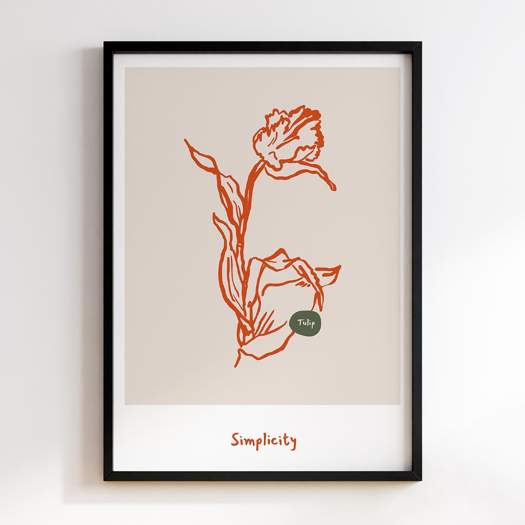 Постер Modern Flowers Art MF0160