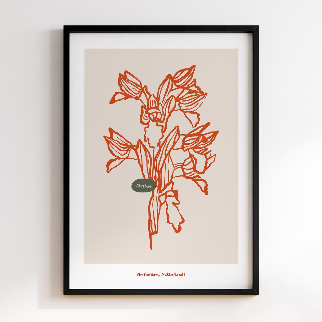 Постер Modern Flowers Art MF0164