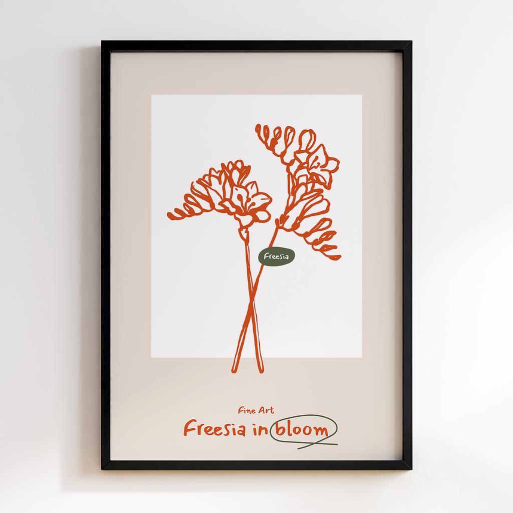 Постер Modern Flowers Art MF0166