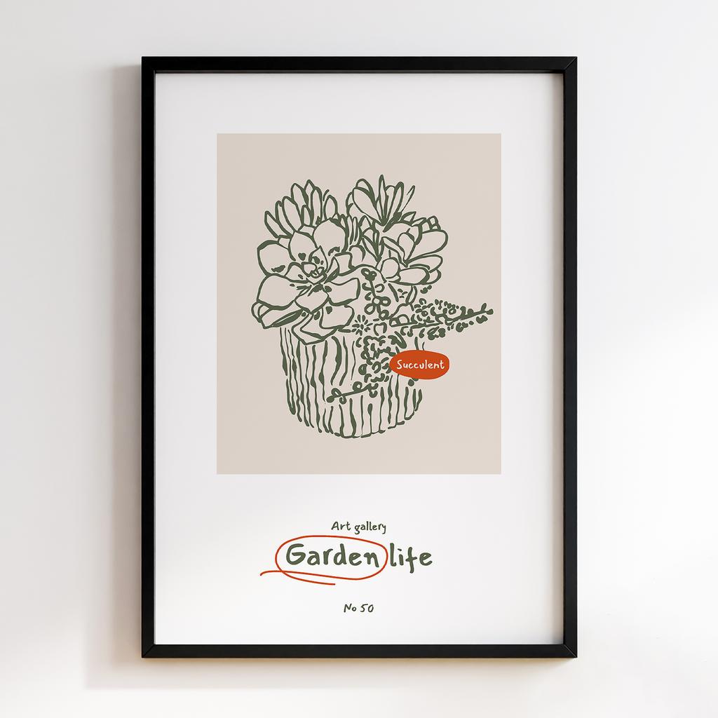 Постер Modern Flowers Art MF0176