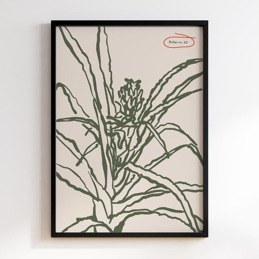 Постер Modern Flowers Art MF0188