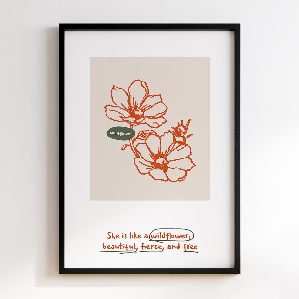 Постер Modern Flowers Art MF0202