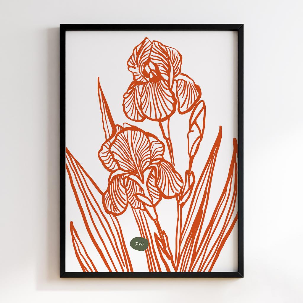 Постер Modern Flowers Art MF0205