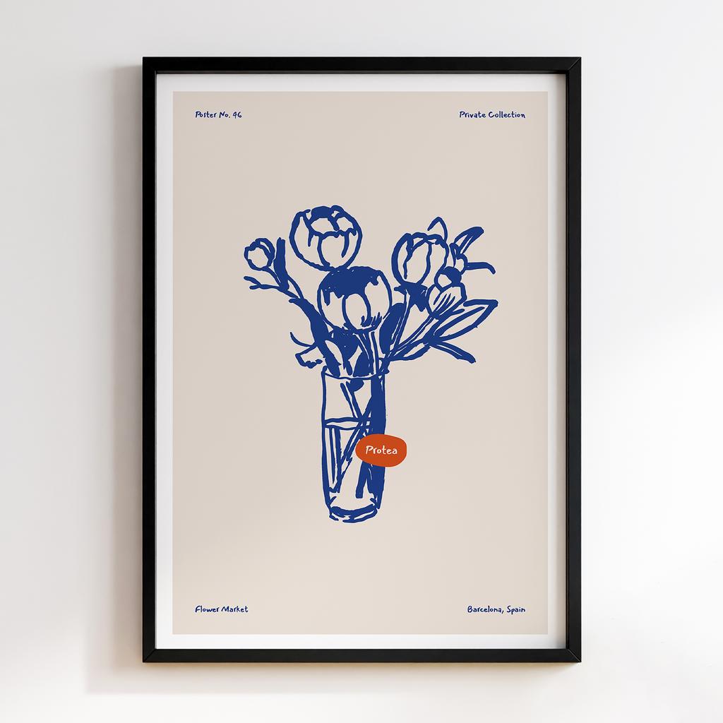 Постер Modern Flowers Art MF0210