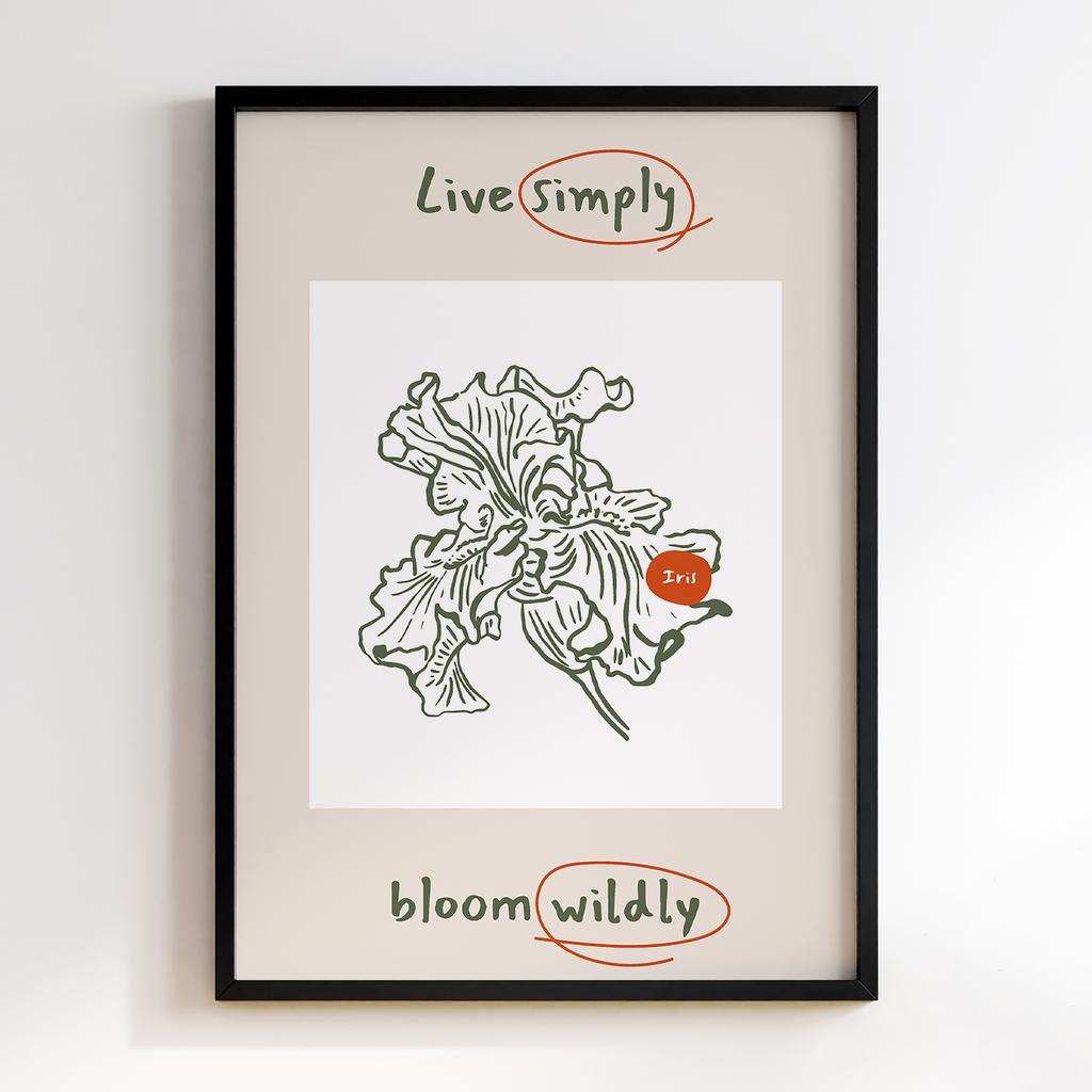 Постер Modern Flowers Art MF0224