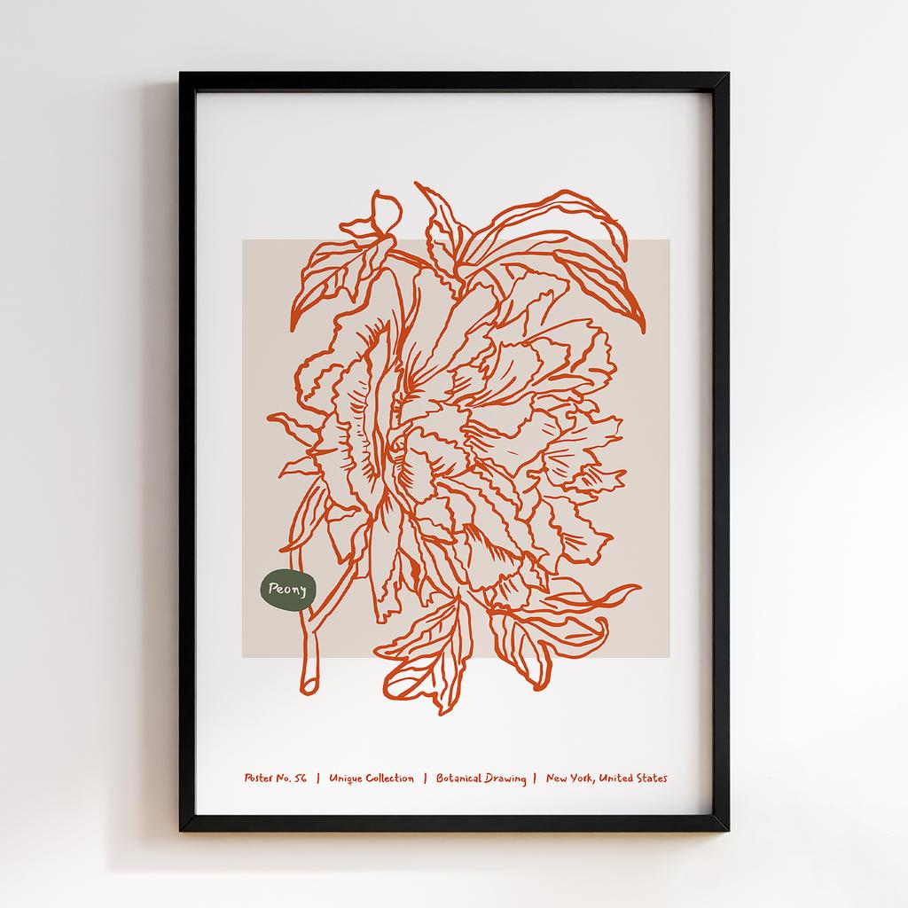 Постер Modern Flowers Art MF0225