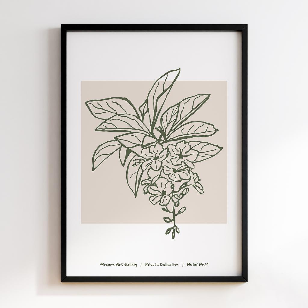 Постер Modern Flowers Art MF0241