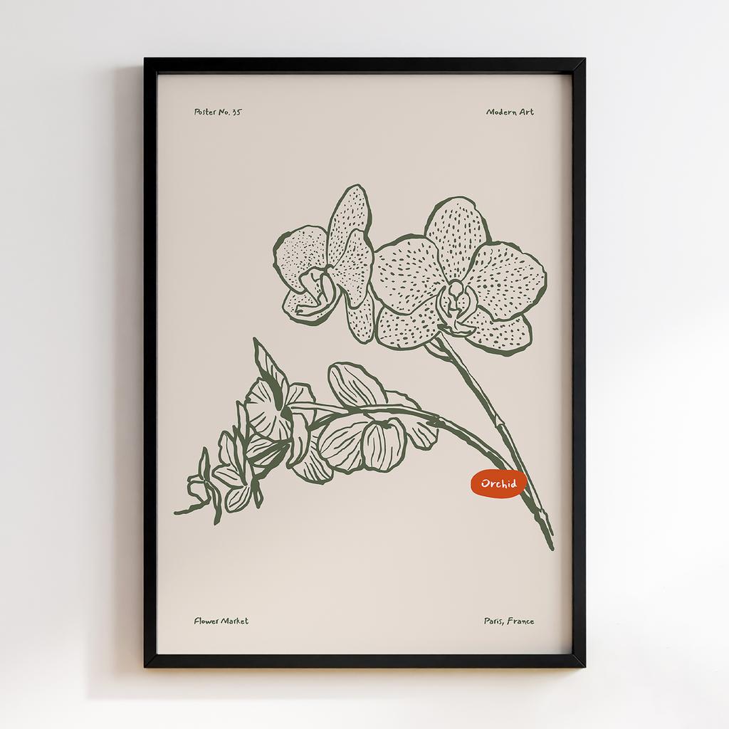 Постер Modern Flowers Art MF0242