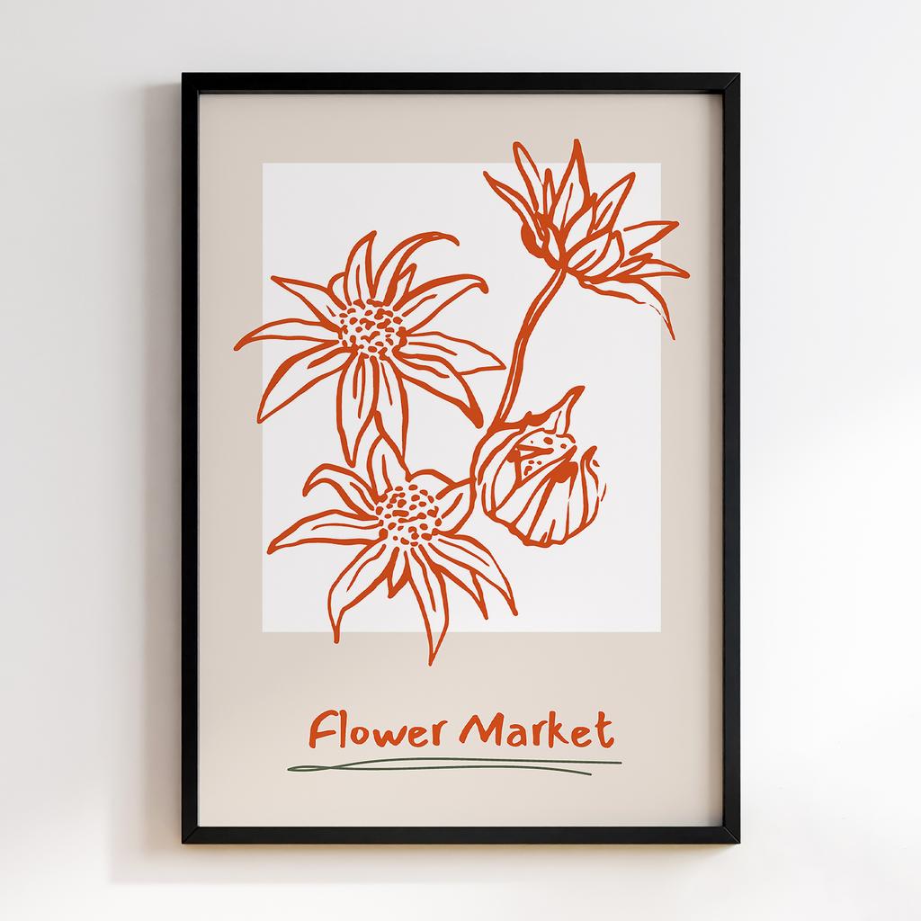 Постер Modern Flowers Art MF0251