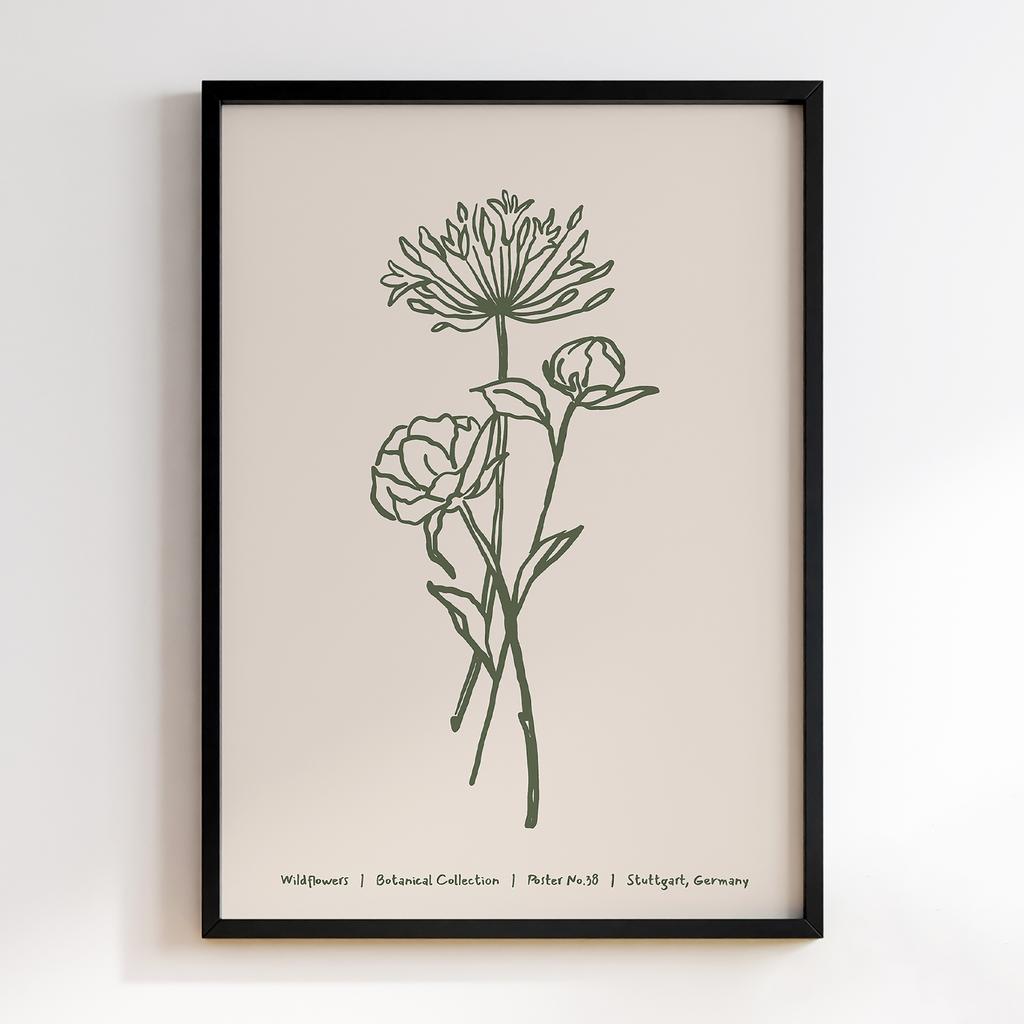 Постер Modern Flowers Art MF0258