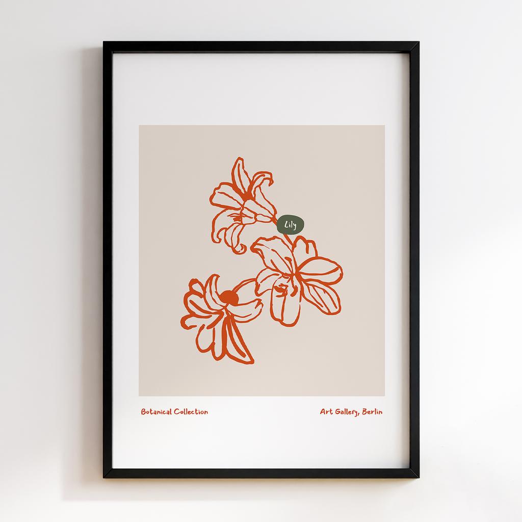 Постер Modern Flowers Art MF0259