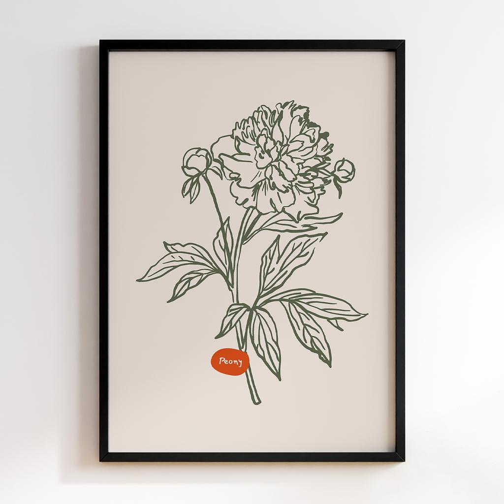 Постер Modern Flowers Art MF0260