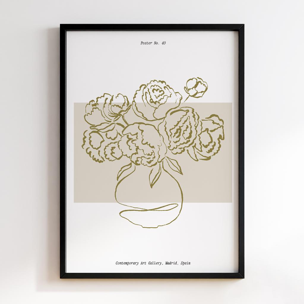 Постер Modern Flowers Art MF0278