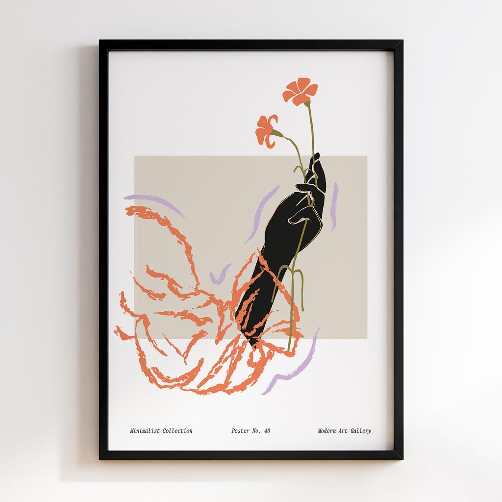 Постер Modern Flowers Art MF0286