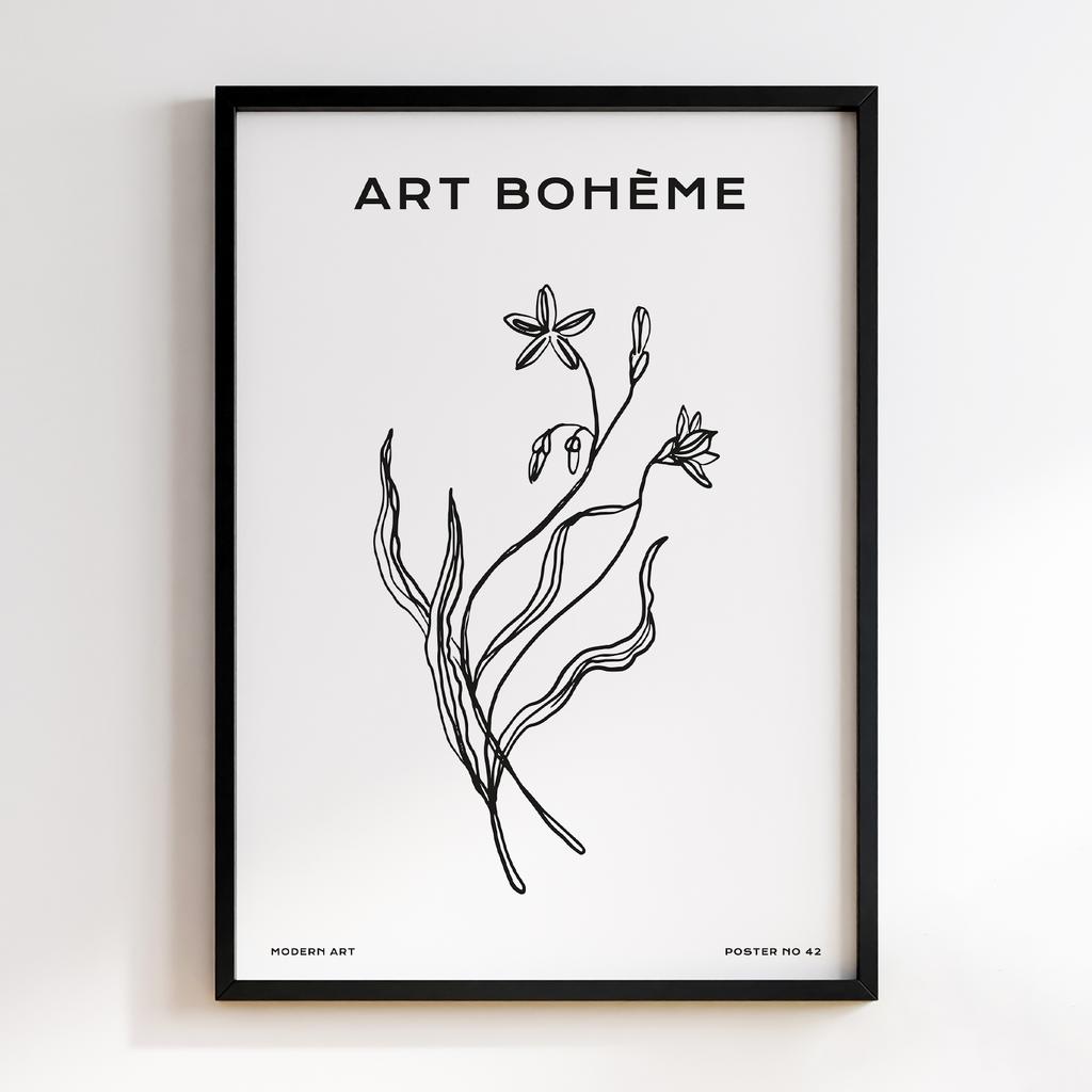 Постер Modern Flowers Art MF0290