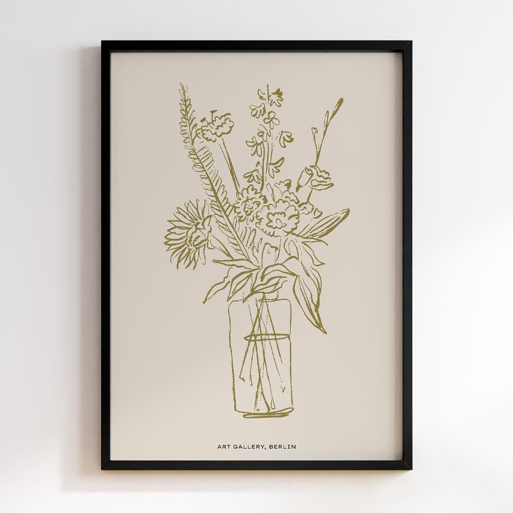 Постер Modern Flowers Art MF0305