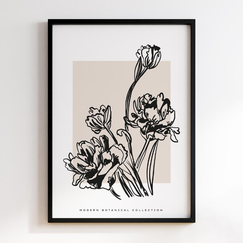Постер Modern Flowers Art MF0306