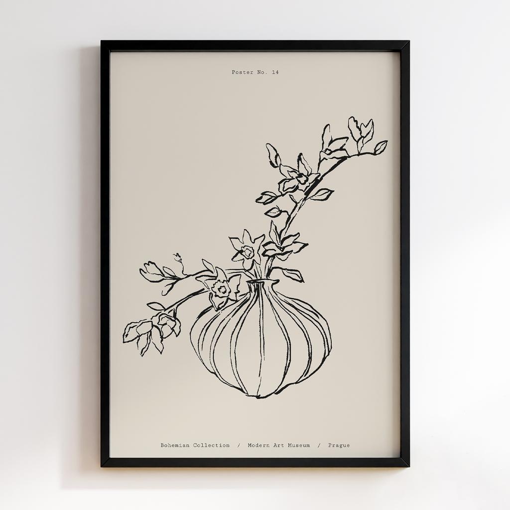 Постер Modern Flowers Art MF0308