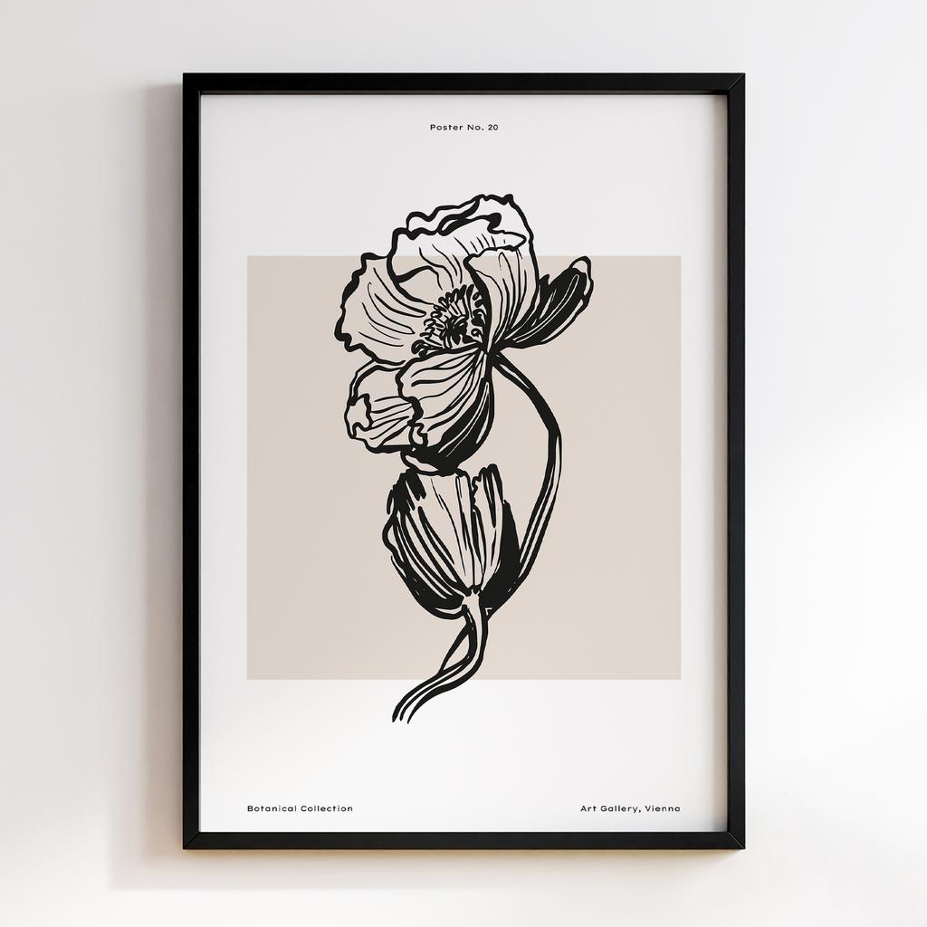 Постер Modern Flowers Art MF0316