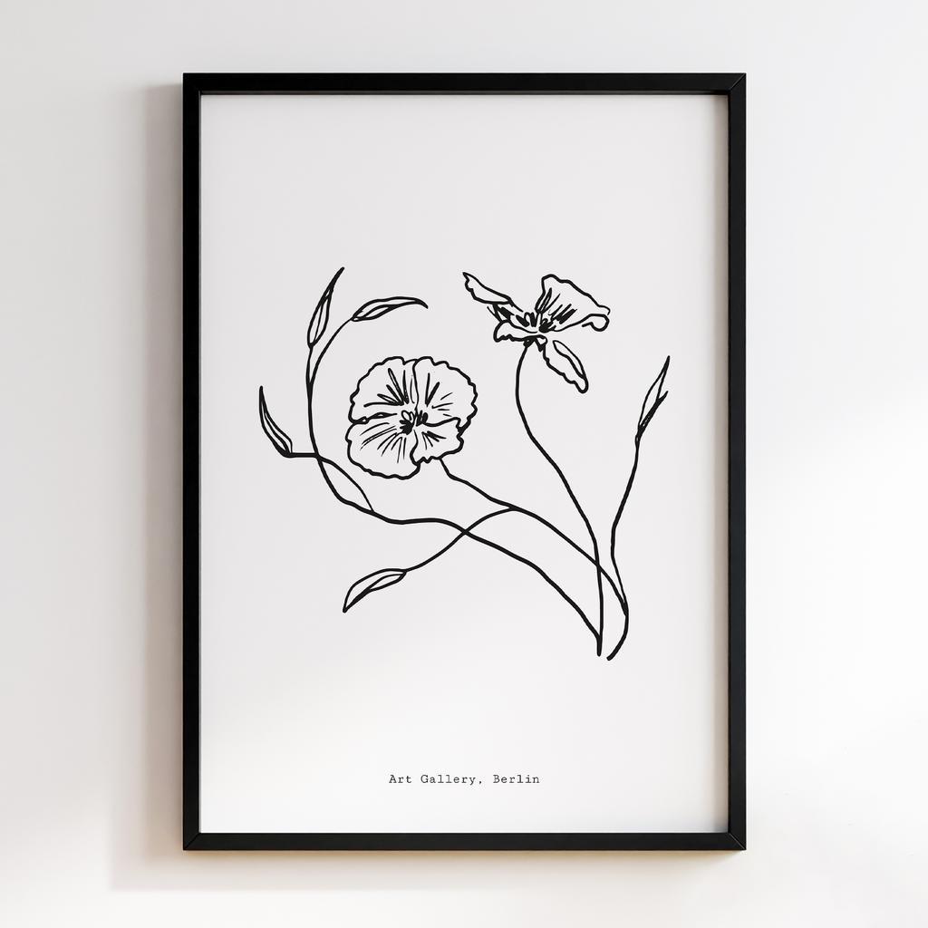 Постер Modern Flowers Art MF0328
