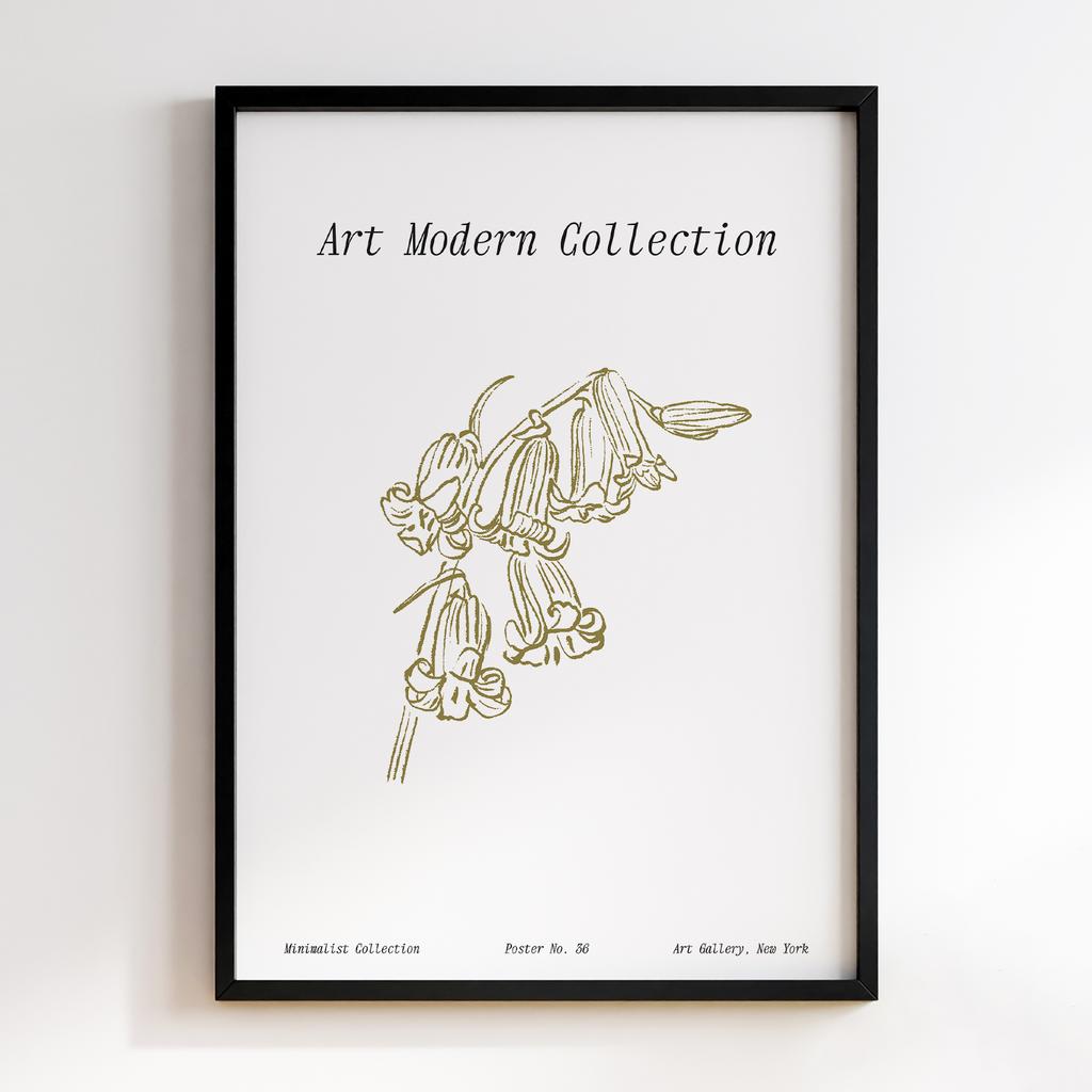 Постер Modern Flowers Art MF0334