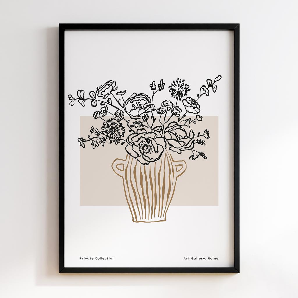 Постер Modern Flowers Art MF0347