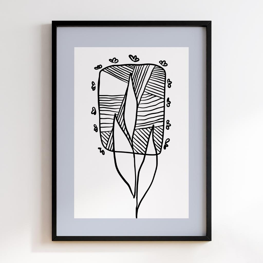 Постер Modern Flowers Art MF0363