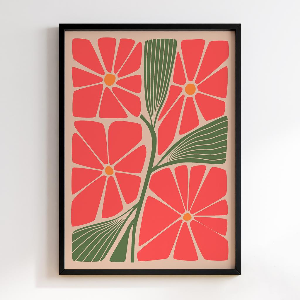 Постер Modern Flowers Art MF0379