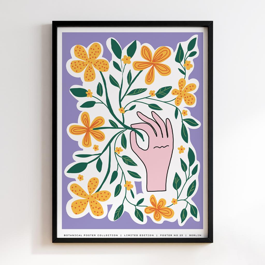 Постер Modern Flowers Art MF0445