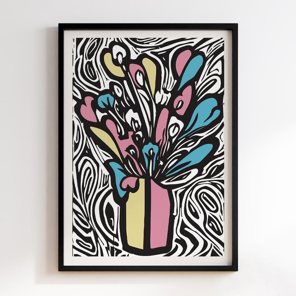 Постер Modern Flowers Art MF0469